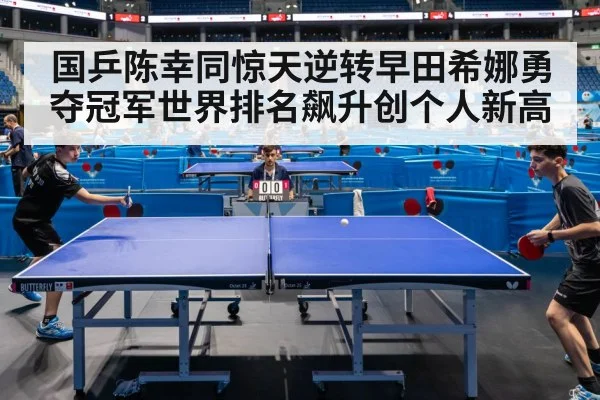 table tennis match action